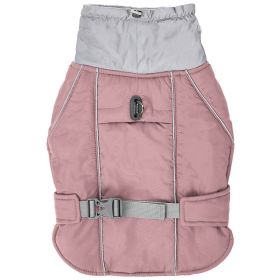 Pet Dog Warm-keeping Cotton Clothing (Option: Pink-L)